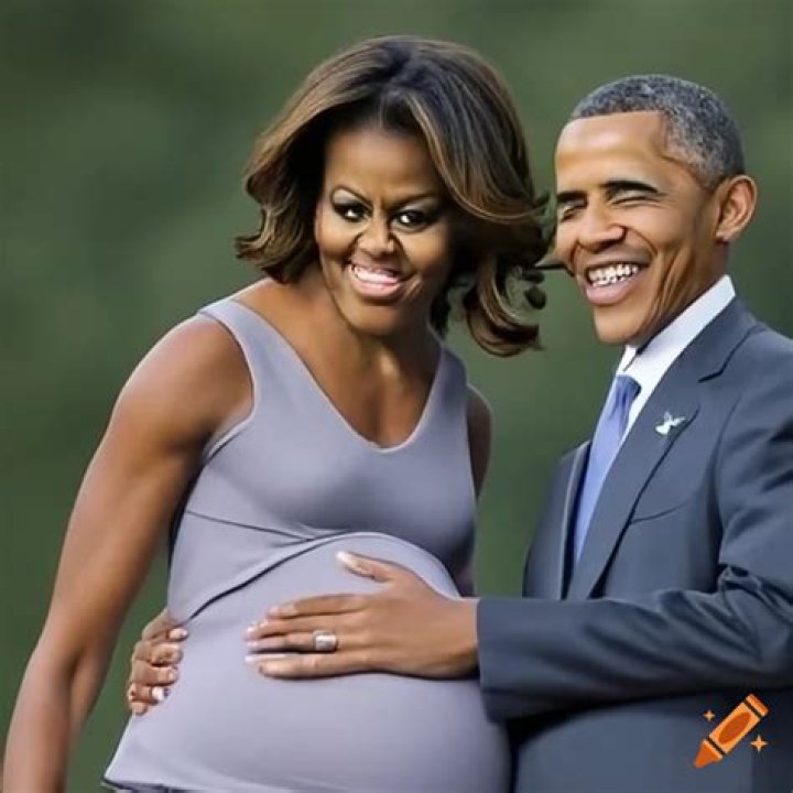 Stunning Captivating Images: Michele Obama's Pregnancy Journey